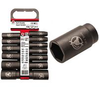 BGS DIY Kraft-Steckschlüssel-Einsatz-Satz Trazione 12,5 MM (1/2 ") Sw 10 - 32