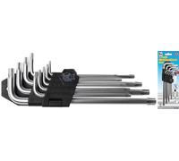 BGS DIY Winkelschlüssel-satz Lungo Profilo-T ( per Torx ) T10 - T50 9-tlg. - 8