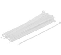BGS Do it yourself Assortimento di fascette per cavi, bianco, 4,8 x 250 mm, 50 pz. 80770