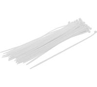 BGS Do it yourself Assortimento di fascette per cavi, bianco, 4,8 x 300 mm, 50 pz. 80772