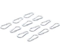 BGS Do it yourself BGS Diy 85790 - Assortimento di moschettoni, 50 x 5 mm, 12 pezzi