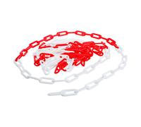 BGS Diy 80809 | Catena barriera | Rosso e Bianco | Plastica | 5 m