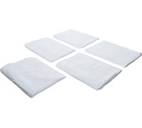 BGS Do it yourself Diy 71031 - Set di 5 pellicole protettive HDPE trasparenti, 4 x 5 m, 20 m², colore: Trasparente