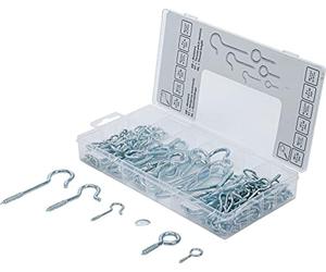 BGS Do it yourself Forza Uomo 88180 - Gancio a vite di assortimento, 142 pezzi