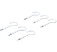 BGS Do it yourself Assortimento di ganci a vite, bianco plastificato 60mm, 6pz. Quantità:1