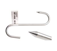 BGS Do it yourself Gancio a S, in inox, 80mm Quantità:1