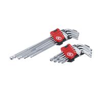 BGS Do it yourself Set di chiavi angolari con profilo a T lungo (per Torx) T10-T50 / esagono incassato 1,5-10mm 18pz. Quantità:1