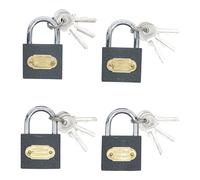 BGS Do it yourself Set di lucchetti, a chiave unica, tipo L, 35mm, 4pz. Quantità:1