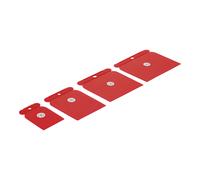 BGS Do it yourself Set di spatole in acciaio, plastica, 50/80/100/120mm, 4pz. Quantità:1