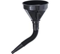 BGS Do it yourself uomo Potenza, imbuto, 2-tlg., plastica, 140 mm, nero, con colino, beccuccio flessibile da 290 mm