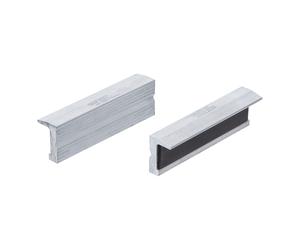 BGS Ganasce di protezione per morsa, in alluminio, l=100mm, 2pz., con profilo longitudinale Quantità:1