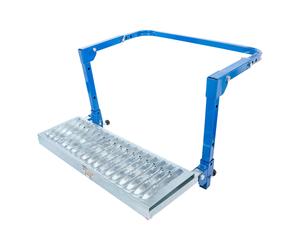 BGS Gradino pieghevole per gommisti, regolabile, per piccoli furgoni e veicoli 4x4 Quantità:1