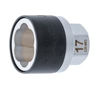 BGS Inserti a bussola a profilo a spirale / estrattore di viti, attacco esagonale esterno 17 mm, L 17 mm Quantità:1