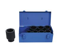BGS Inserti a bussola esagonali, azionamento profondo quadro interno 25mm (1") apertura 27 - 50mm, 8pz. Quantità:1