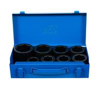 BGS Inserti a bussola esagonali, azionamento quadro interno 25mm (1"), apertura 27 - 50mm, 8pz. Quantità:1