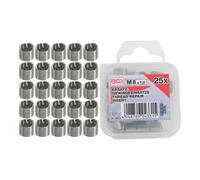 BGS Inserti filettati di ricambio M8x1,0mm, 25pz. Quantità:1
