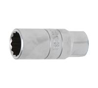 BGS Inserto per candele con gomma di fissaggio, poligonale, azionamento quadro interno 10mm (3/8"), apertura 18mm Quantità:1