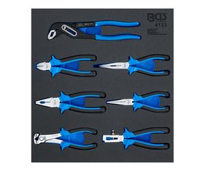 BGS Inserto per carrello da officina 2/3: set di pinze, 7pz. Quantità:1