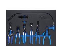 BGS Inserto per carrello da officina 3/3: set di pinze per fascette stringitubo Quantità:1