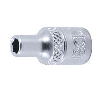 BGS Inserto per chiave a bussola esagonale, azionamento quadro interno 6,3mm (1/4"), apertura 4mm Quantità:1