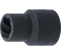 BGS - Inserto per chiave a bussola speciale/estrattore per viti, 12,5 x 12 mm, 1 pezzi, 5266 - 12