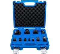 BGS Juego de adaptadores de impacto y articulaciones universales | 6,3 mm (1/4") - 25 mm (1") | 11 piezas