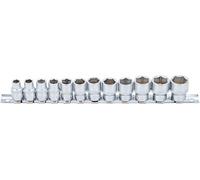 BGS Set di inserti per chiavi a bussola esagonale, azionamento quadro interno 10mm (3/8"), apertura 8 - 19mm, 12pz. Quantità:1