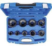 BGS Juego de llaves para tuercas ranuradas | pines en el interior | KM4 - KM12 | 9 piezas