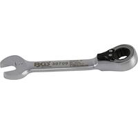 BGS Llave combinada | corta | con carraca reversible | 9 mm