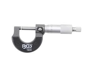 BGS Micrometro esterno in valigetta di legno, precisione 0,01mm 0 - 25mm Quantità:1
