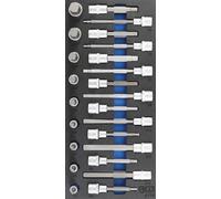 BGS Officine Mobili Inserti 1/3: Bit-Einsatz-Satz Esagonale 24-tlg. - 411