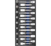 BGS Officine Mobili Inserti 1/3: Bit-Einsatz-Satz Keil-Profil (per Ribe ) 25-tl