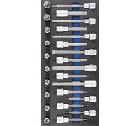 BGS Officine Mobili Inserti 1/3: Bit-Einsatz-Satz Profilo T ( per Torx ) 26-tlg