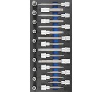 BGS Officine Mobili Inserti 1/3: Bit-Einsatz-Satz Profilo T ( per Torx ) 26-tlg