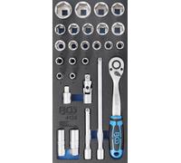BGS Officine Mobili Inserti 1/3: insieme Zoccolo 27-tlg. - 4126