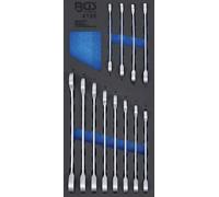 BGS Officine Mobili Inserti 1/3: Ratschenring-Maulschlüssel-Satz Sw 8 - 19 MM 1