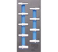 BGS Officine Mobili Inserti 1/3: Set Inserti Giradadi Esagonale Basso 9-tlg