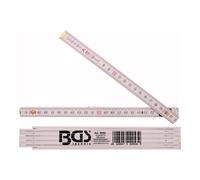 BGS Righello pieghevole in legno, 2m Quantità:1