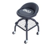 BGS 70145 | Sedia da officina | con 4 ruote | regolabile in altezza | 540 - 680 mm