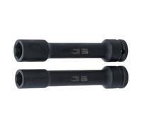 BGS 72000 | Set di inserti speciali per dadi di compensazione della flangia del cambio | per Volvo | SW 15 - 18 mm
