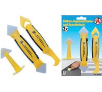 BGS SET 3 PEZZI ATTREZZI RIMOZIONE SIGILLATURE E PER STENDERE SILICONE BGS85213