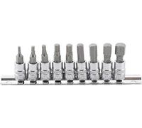 Bgs - Set 9 Bussole Esagono Maschio Misure In Pollici Attacco 1/4" - NUOVO