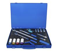 BGS Set chiavi dinamometriche, attacco quadro esterno 6,3 mm (1/4"), 10 mm (3/8"), 12,5 mm (1/2"), 31 pezzi Quantità:1