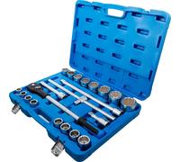 BGS Set di chiavi a bussola 21 pezzi 3/4" dodecagonale prolunga universale ca...