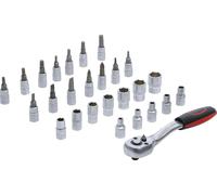 BGS SET DI CHIAVI A BUSSOLA FAI DA TE 27 pezzi 1/4" Pro Torque Bits set fai d...