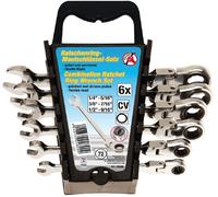 BGS Set Di Chiavi A Ratchetta Con Teste Flessibili | Misure In Pollici | SW 1/4"