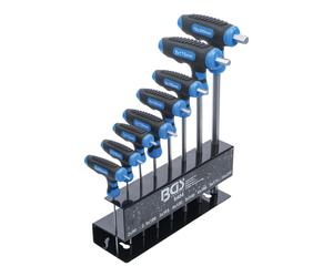 BGS Set di chiavi con impugnatura a T, esagono incassato 2, 10mm, 8pz. Quantità:1