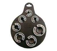 BGS Set di clip di sgancio del connettore del cavo, 7pz. Quantità:1