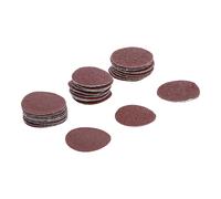 BGS technic BGS 70193 | Set di 30 fogli abrasivi per levigatrice eccentrica | Ø 30 mm | K 60-80-120 | 30 pezzi