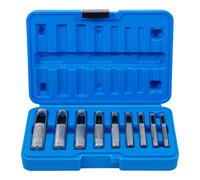 Fermec Set 9 fustelle 3-12mm punzoni per cuoio, pelle con valigia BGS 565